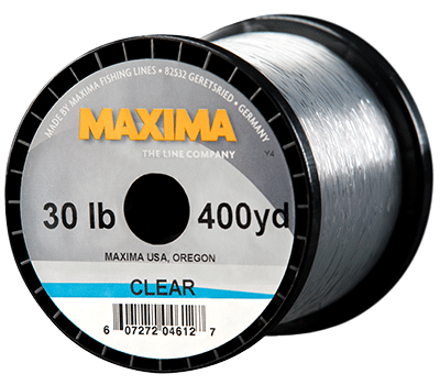 Maxima Clear Fishing Line - Hi-Tensile Monofilament 2lb-30lb - 50M Spools